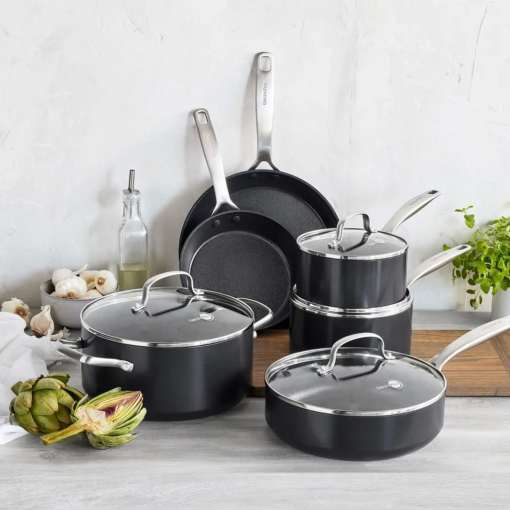 Кастрюля GreenPan Copenhagen с крышкой 24 см 4.9 л (CC003346-001) - фото 6