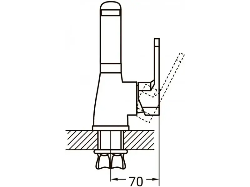 Змішувач для кухонної мийки Aquatica HL-1A230C - фото 4