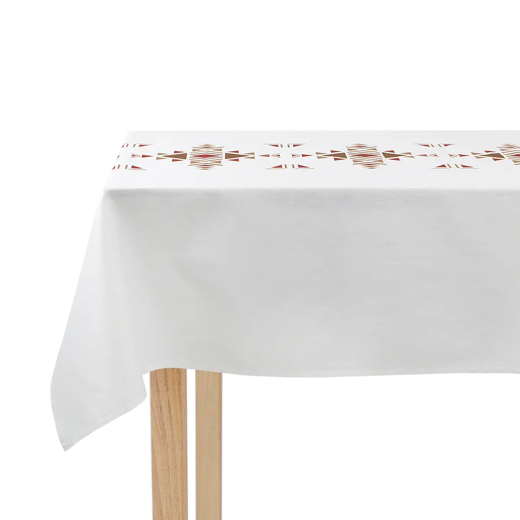 Скатерть Lotus Home - Треугольный орнамент 140x140 - фото 4