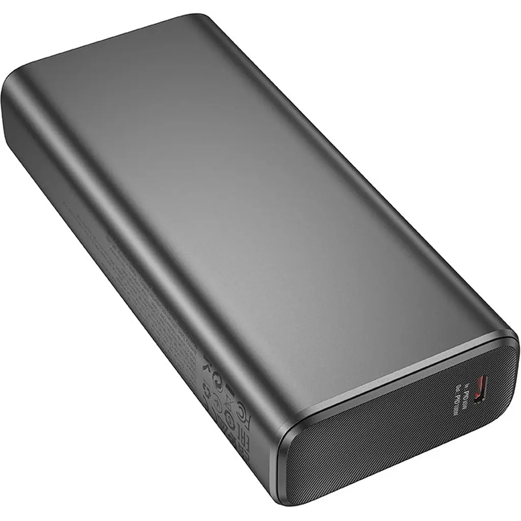 Зовнішній акумулятор Hoco Electric 20000mAh 130W Q17B Grey [122836] - фото 3