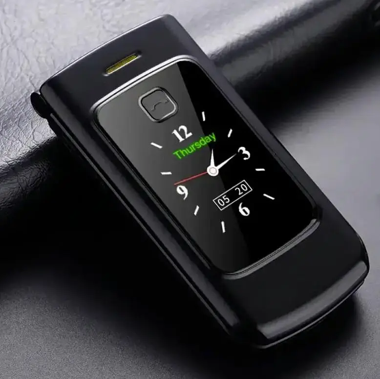 Смартфон Tkexun F18 (Happyhere F18) black. Dual display