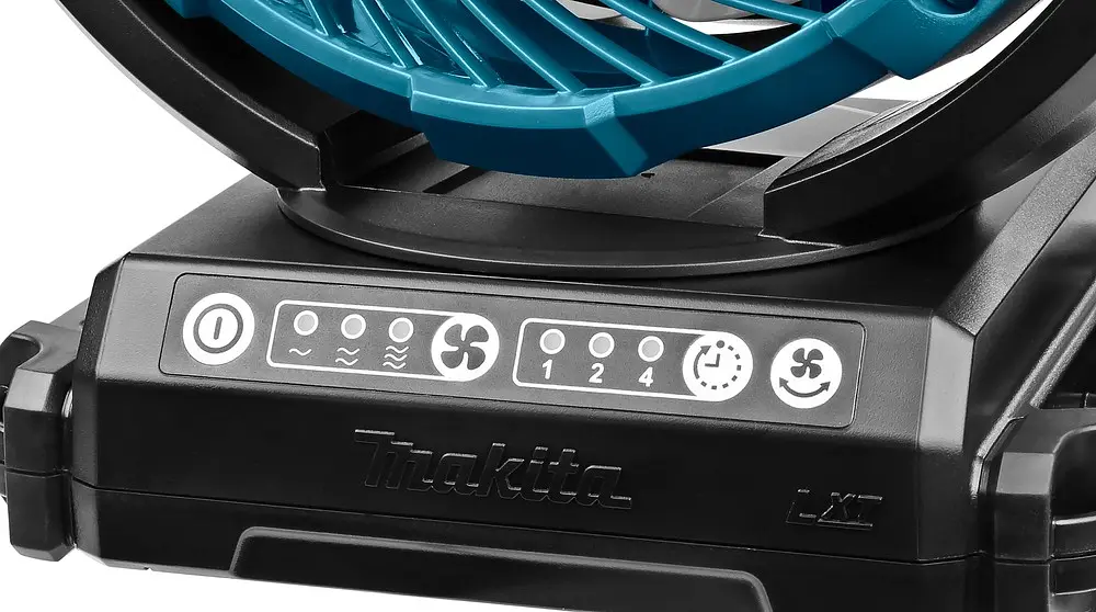 Вентилятор акумуляторний Makita DCF102Z (180 мм, 120-180 м/хв, LXT, AC, без акумуляторів та зарядного пристрою) - фото 5