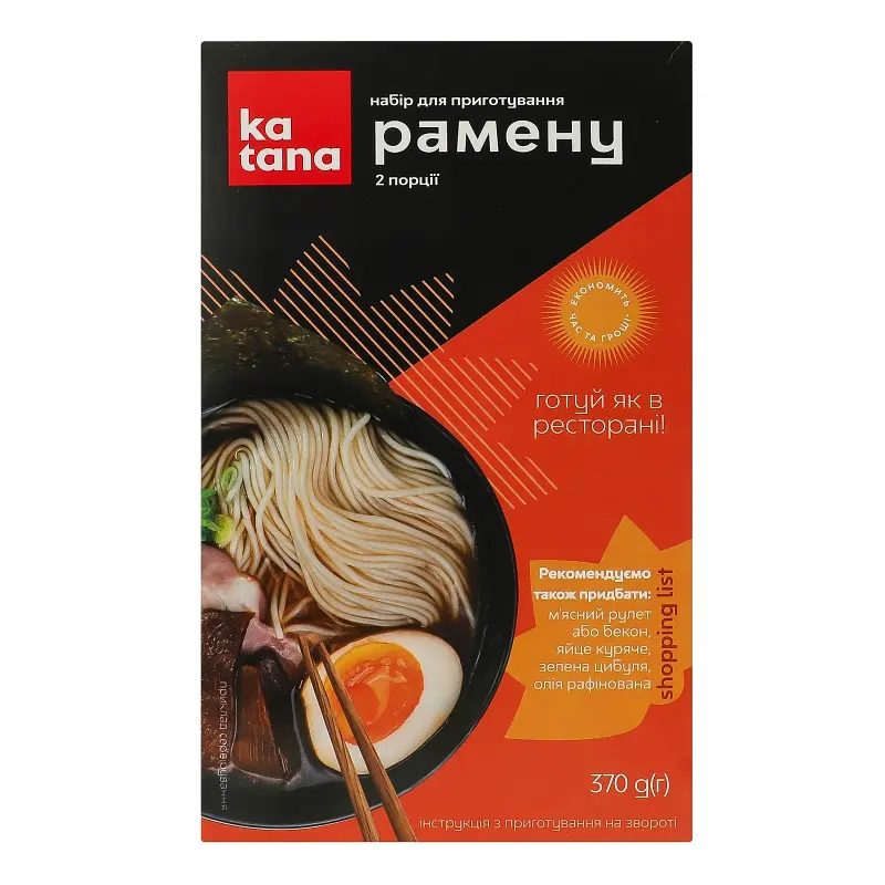 Набор для приготовления рамена Katana 370 г. - фото 2