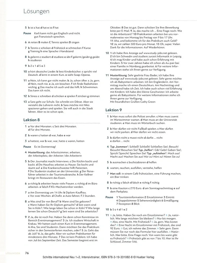 Schritte international Neu Intensivtrainer mit Audio CD zu Band 1 und 2 - Даніела Нібіш - фото 10