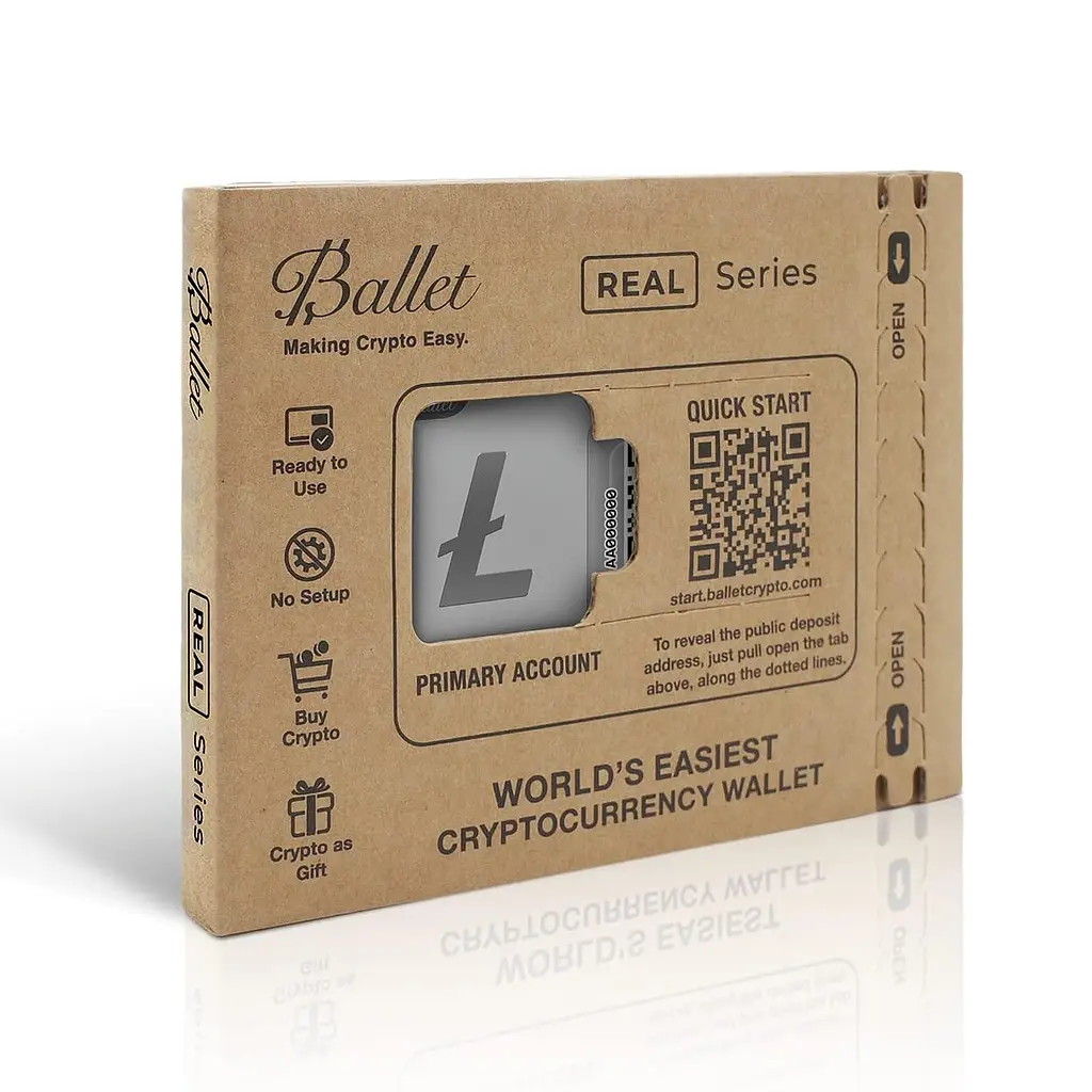 Криптогаманець Ballet REAL Series Litecoin - найпростіше мультивалютне холодне сховище з підтримкою NFT (B07YL1VBDX) - фото 4