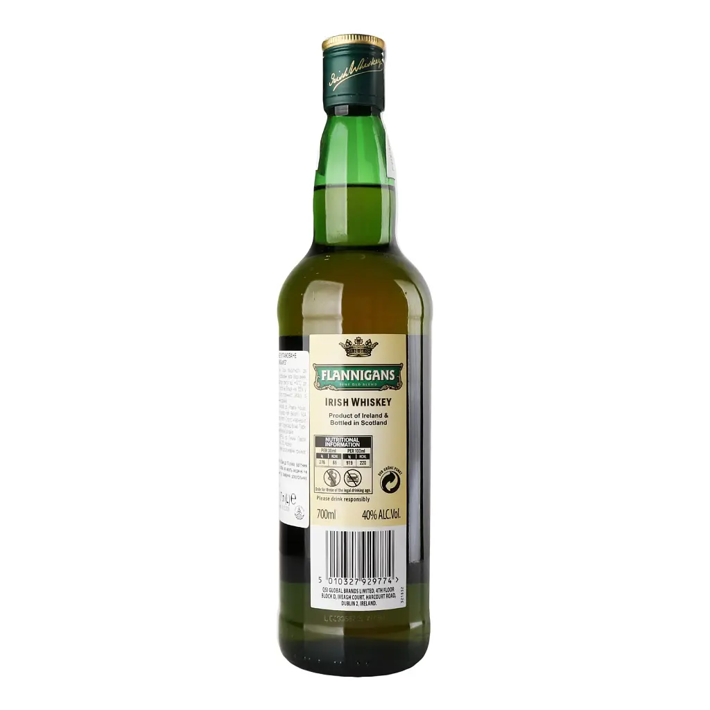 Виски Flannigan’s Irish Blended Whiskey 40% 0.7 л - фото 2