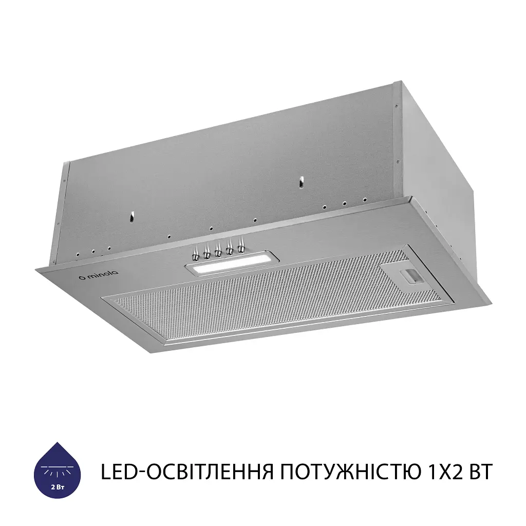 Витяжка повновбудована Minola HBI 5214 I 700 LED - фото 4
