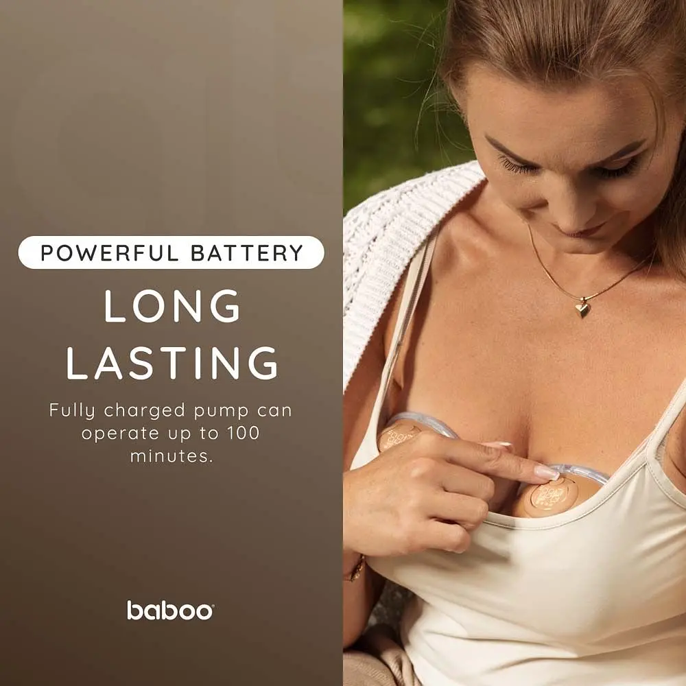 Молоковідсмоктувач Baboo електричний портативний какао - фото 6