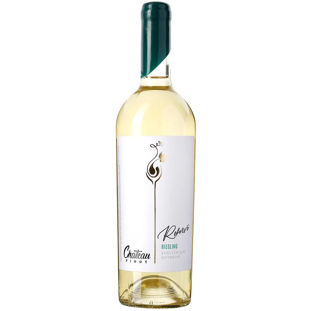 Вино Chateau Pinot Riesling Reserve 2023 ординарне витримане столове сухе сортове біле 0.75 л.