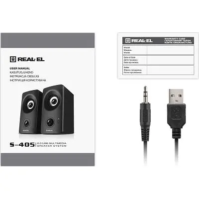 Акустична система REAL-EL S-405 USB Black (EL121100016) - фото 8