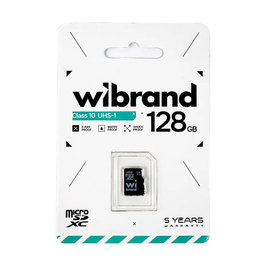 Карта памяти Wibrand 128GB microSD class 10 (WICDHU1/128GB) - фото 2