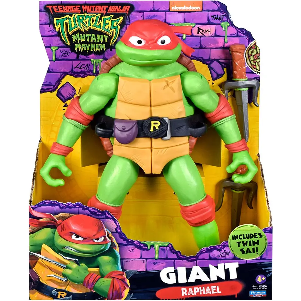 Ігрова фігурка TMNT Черепашки-ніндзя Movie III Рафаель Гігант, 30 см (83404) - фото 5