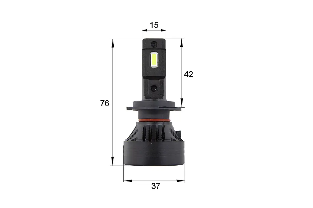 Комплект світлодіодних ламп Infolight S1 H7 50W - фото 3