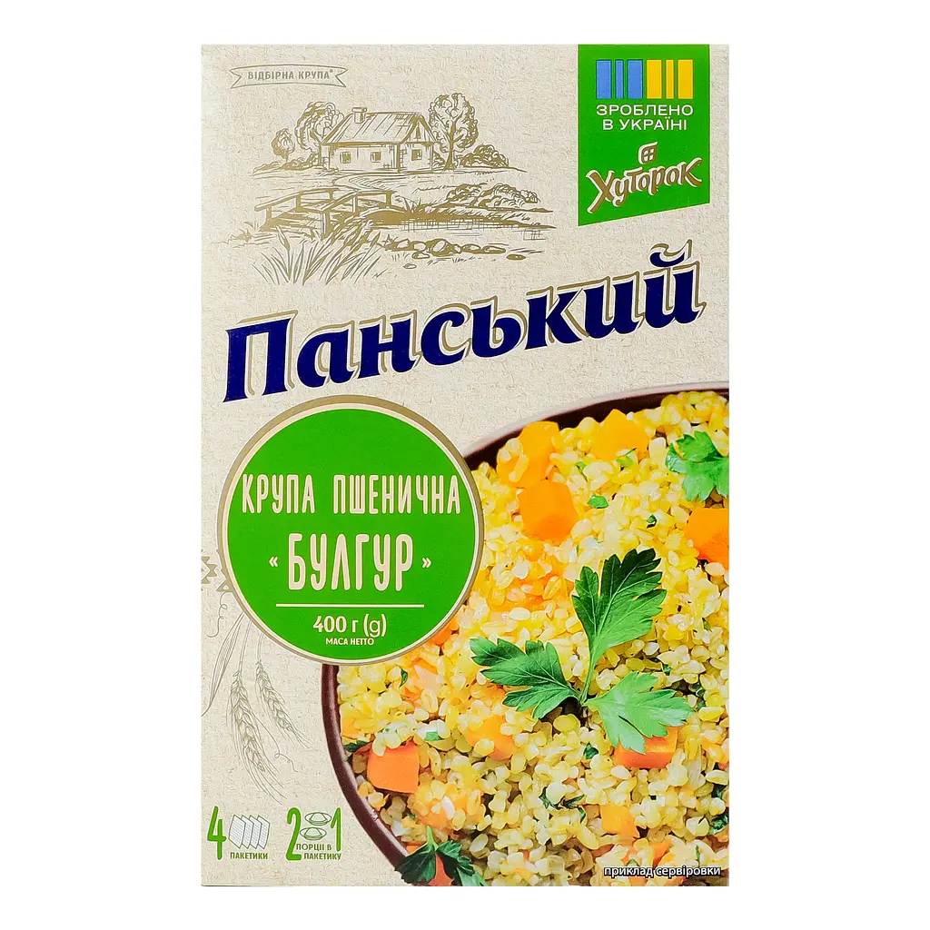 Крупа пшеничная Булгур Хуторок Панский 400 г  - фото 2