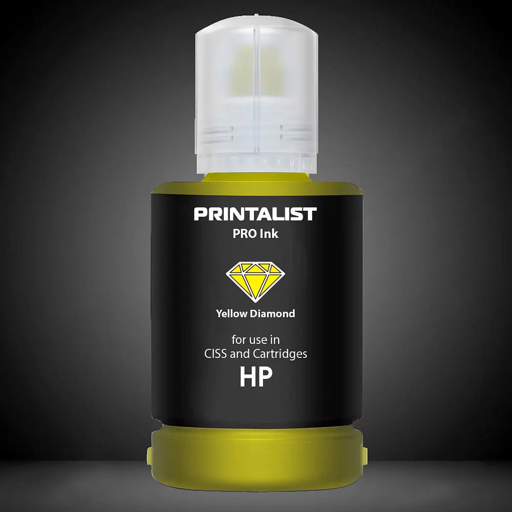 Чорнило PRINTALIST для HP 140г Yellow водорозчинне (PL-INK-HP-Y) - фото 6