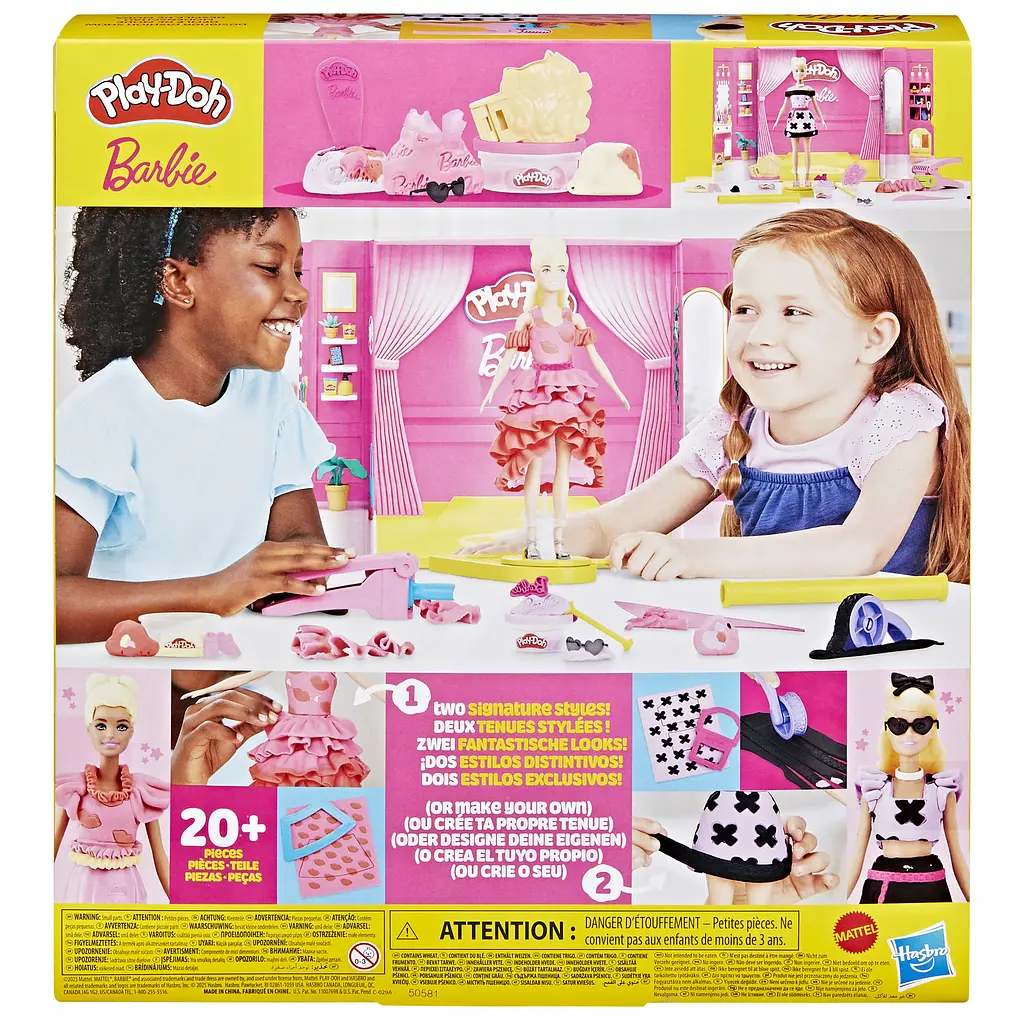 Набір для творчості Play-Doh Barbie Показ Моди з масою для ліплення (G1356) - фото 13