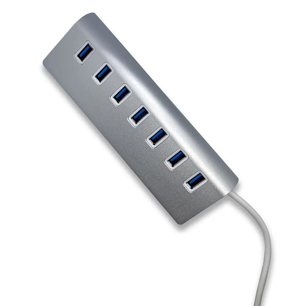 USB-хаб XON SmartHub Pro 7хUSB3.0 Сірий (UHAPM070073G 5009) - фото 2