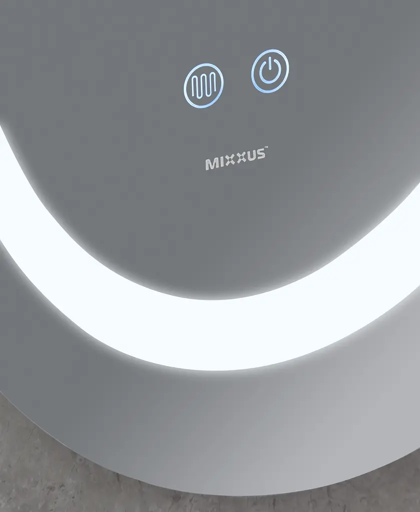 Дзеркало Mixxus Plain MV03-50x70 (LED Touch, антизапотівання, димер, регулювання яскравості) MI6664 - фото 9