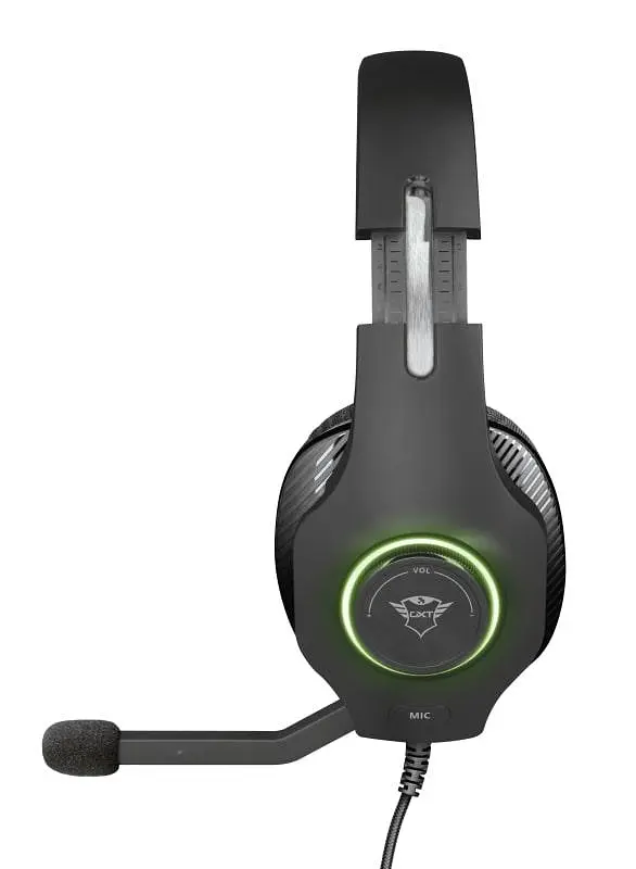 Гарнитура Trust GXT 455 Torus RGB 3.5 мм BLACK (23138) - фото 3