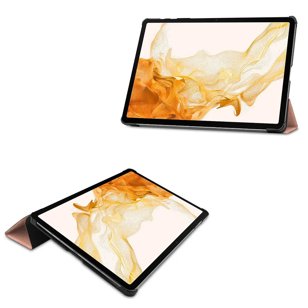 Чохол-книжка BeCover Smart Case для Samsung Galaxy Tab S10 Plus SM-X820/SM-X826 Рожево-золотистий (712240) - фото 3