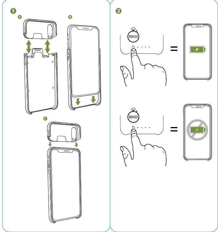 Чохол-акумулятор із бездротовою зарядкою Mophie Juice Pack Access Power Bank 2000 mAh для iPhone X/XS Gold - фото 9