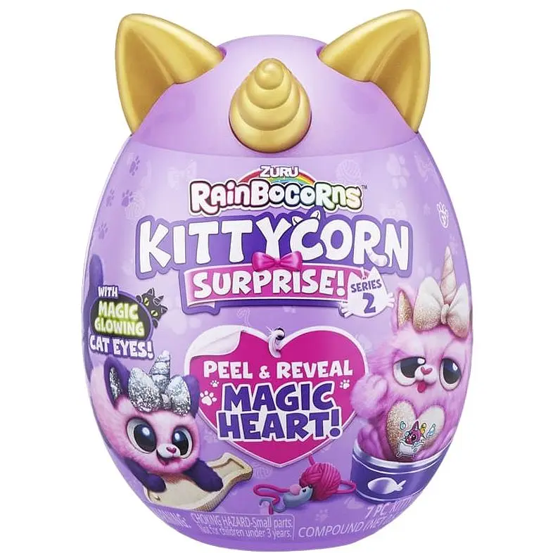 М'яка іграшка-сюрприз Rainbocorns Kittycorn Surprise S2 Rainbocorn-H (9279H) - фото 2