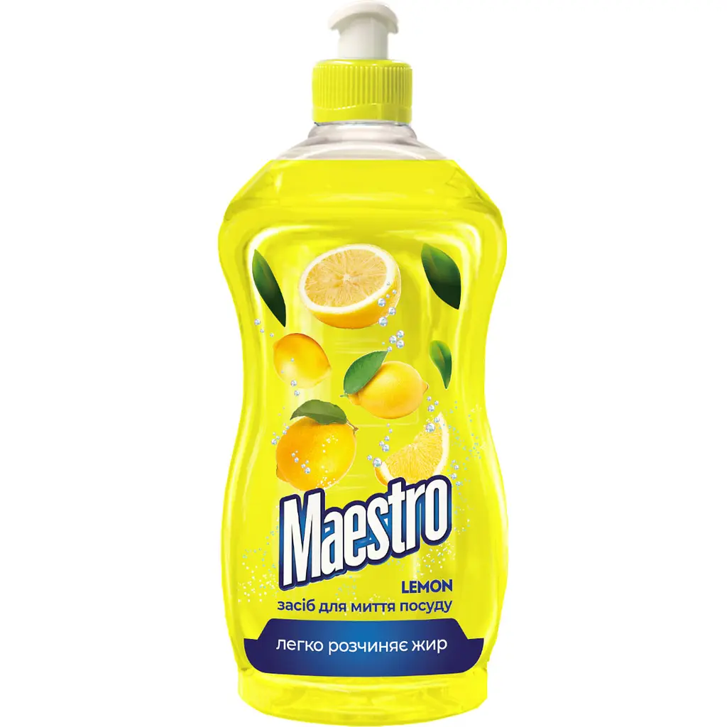 Засіб для миття посуду Maestro Lemon 500 мл