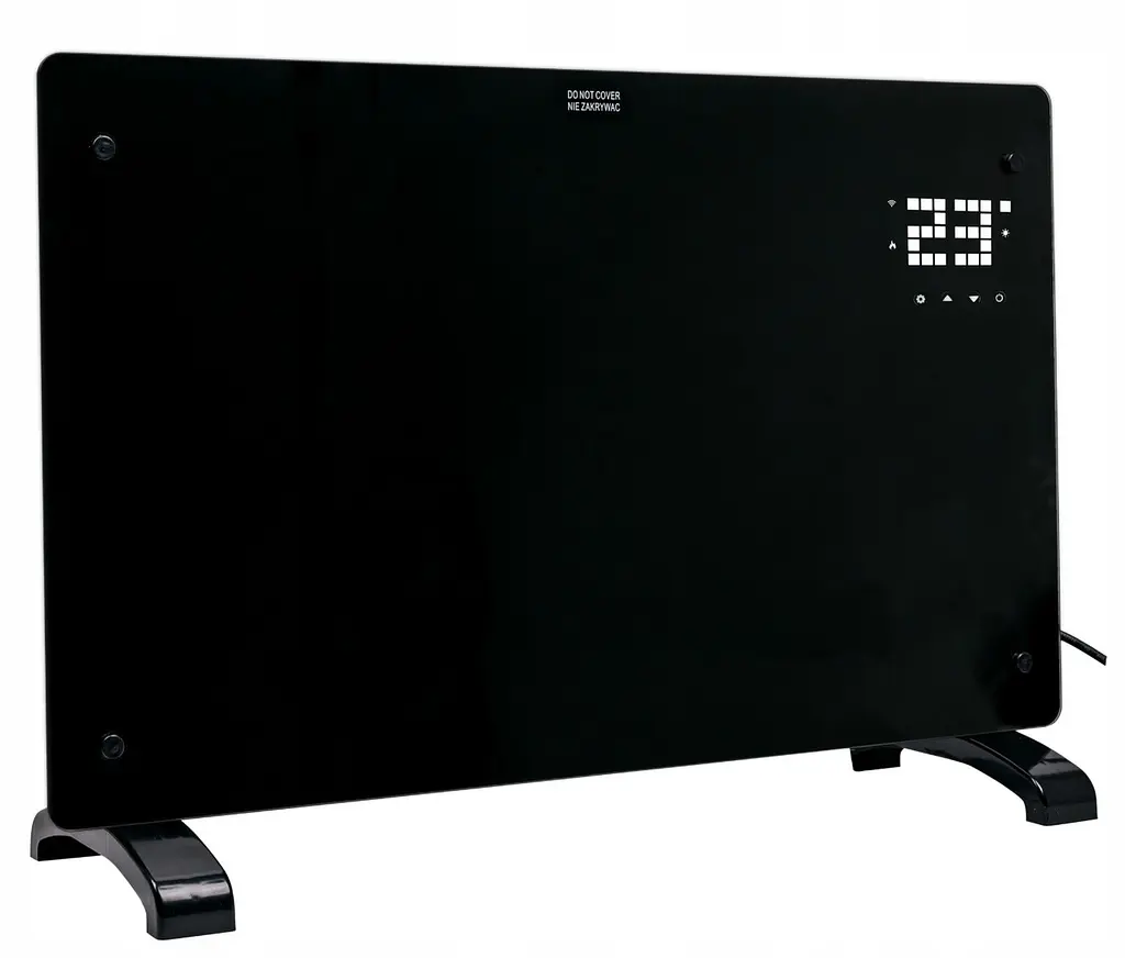 Конвекторный обогреватель 2 в 1 Volt Polska TermoGlass Pro 2000W Wi-Fi SMART Black - фото 2