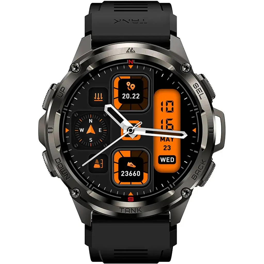 Смарт-годинник тактичний Kospet Tank T3 ULTRA Black (KTT0003UB) - фото 2