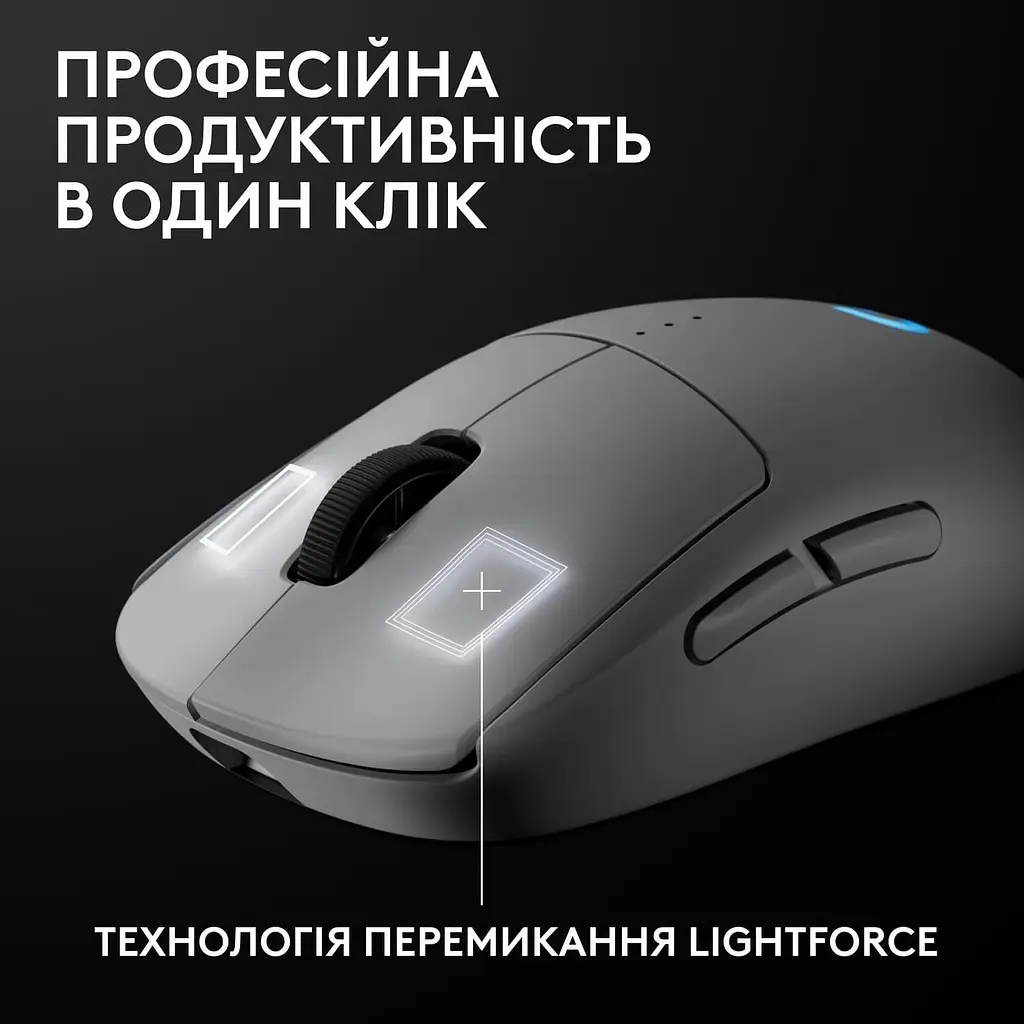 Миша Logitech G Pro 2 LightSpeed Wireless White (910-007302) - фото 7