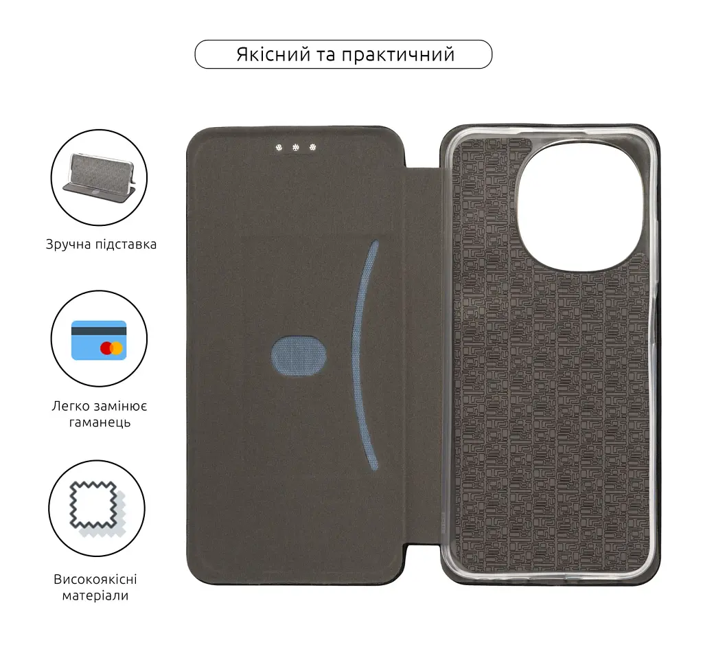 Чохол-книжка ArmorStandart G-Case для Tecno Spark Go 1 (KL4) Black - фото 3
