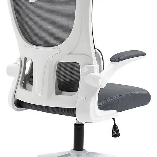 Офисное кресло GT Racer X-5728, бело-серое (X-5728 White/Gray) - фото 10