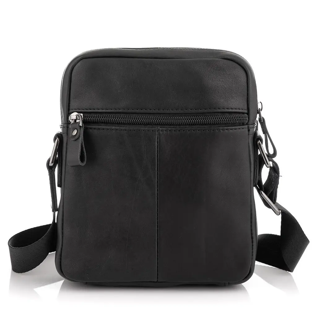 Чоловіча сумка через плече чорна Tiding Bag 6027A - фото 4