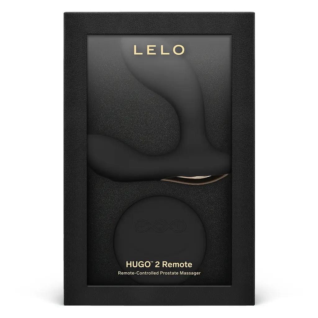 Стимулятор простати LELO Hugo 2 Remote, 10.7 см чорний - фото 3