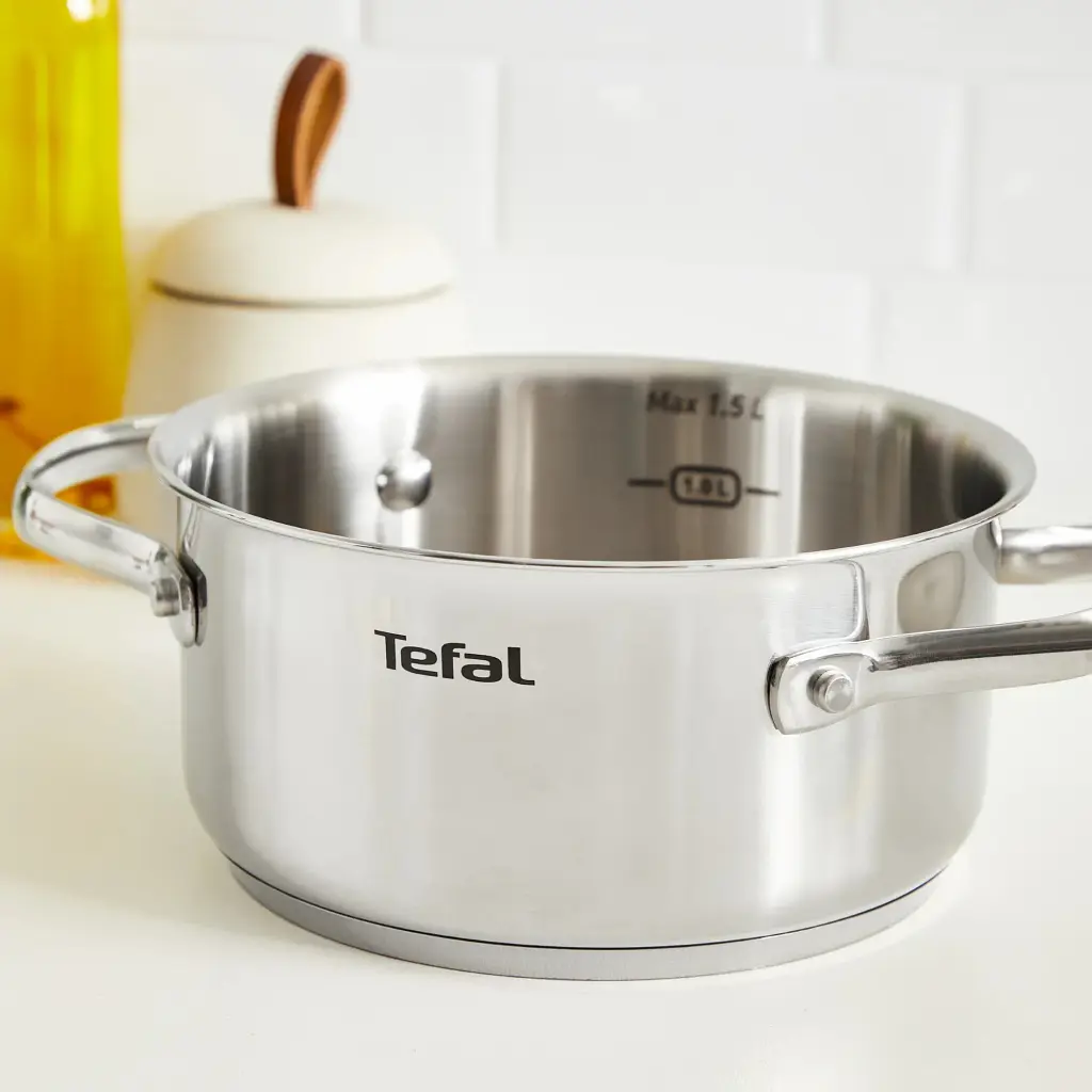 Каструля Tefal Minis, з кришкою,1.5 л, нержавіюча сталь, скло (H8744255) - фото 3