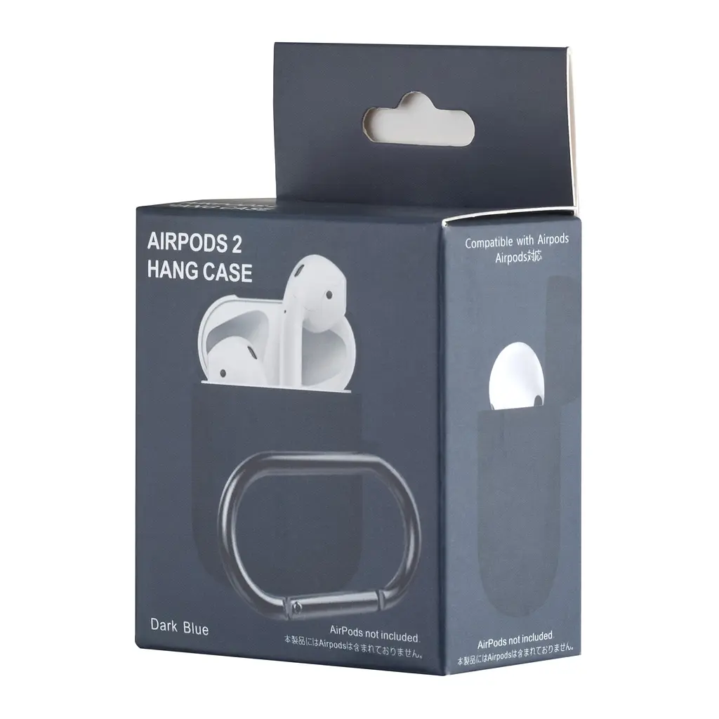 Чохол Silicone Case 1,2mm for AirPods 1/2 Dark Blue - фото 2