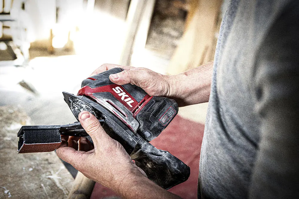 Шлифмашина вибрационная аккумуляторная 3720 CC Compact 20В Skil teh0025468 - фото 6