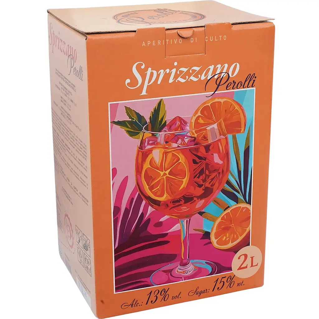 Вино Picnic Sprizzano Perolli Апероль виноградне ароматизоване солодке 2 л - фото 2