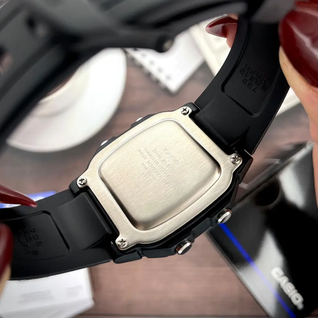 Чоловічий годинник Casio W-800H-1A Чорний ( AT1141-0059 ) - фото 7
