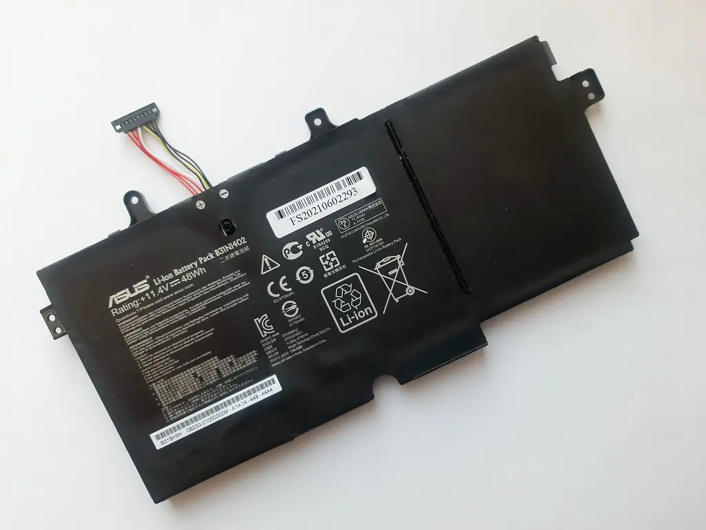 Акумулятор для ноутбука Asus Q551 B31N1402, 4110 mAh (48Wh), 3cell, 11.4V, Li-ion, чорний - фото 2