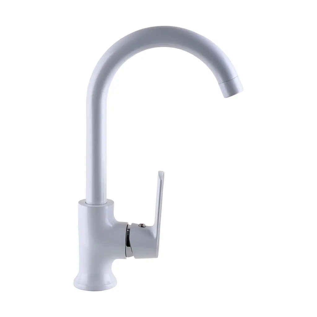 Змішувач для кухні Globus Lux Laguna GLA-0203SL-7-white Білий - фото 5