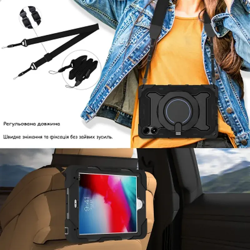 Чохол до планшета BeCover Armor Stand Xiaomi Redmi Pad 2 Pro 12.1" Black (715501) - фото 6