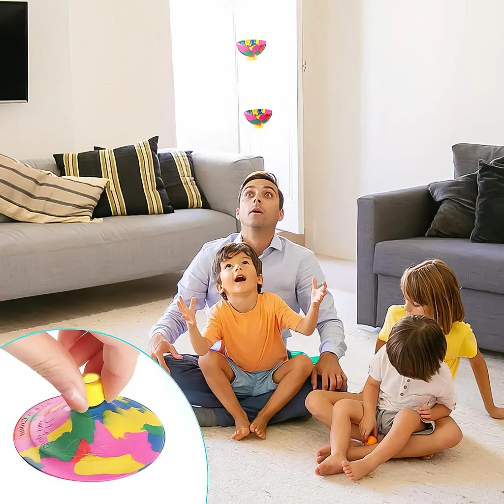 Іграшка-антистрес UFT Drop & Pops Ball Hip Hop Bouncing Ball попригун поппер літаючий 3 шт. (UFTDPB3) - фото 6