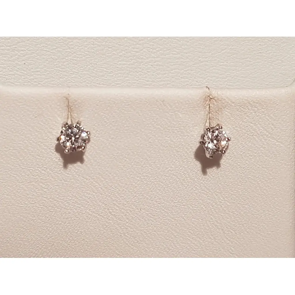 Золотые серьги-пуссеты Империя золота с фианитами. СП020БИ - фото 2