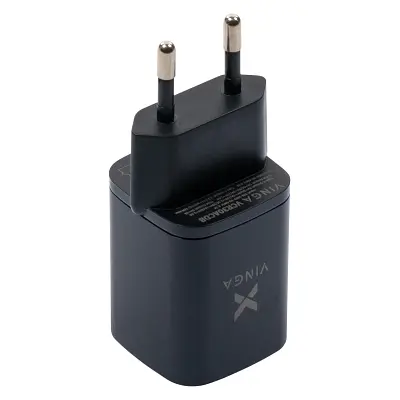 Зарядний пристрій Vinga USB-C PD 30 Вт + USB-A QC 30 Вт, дисплей, макс. 33 Вт (VCR30ACDB) - фото 10
