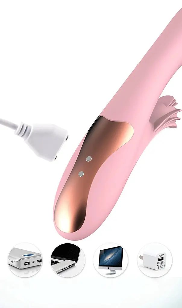 Вібратор Lilo USB Pink - фото 4