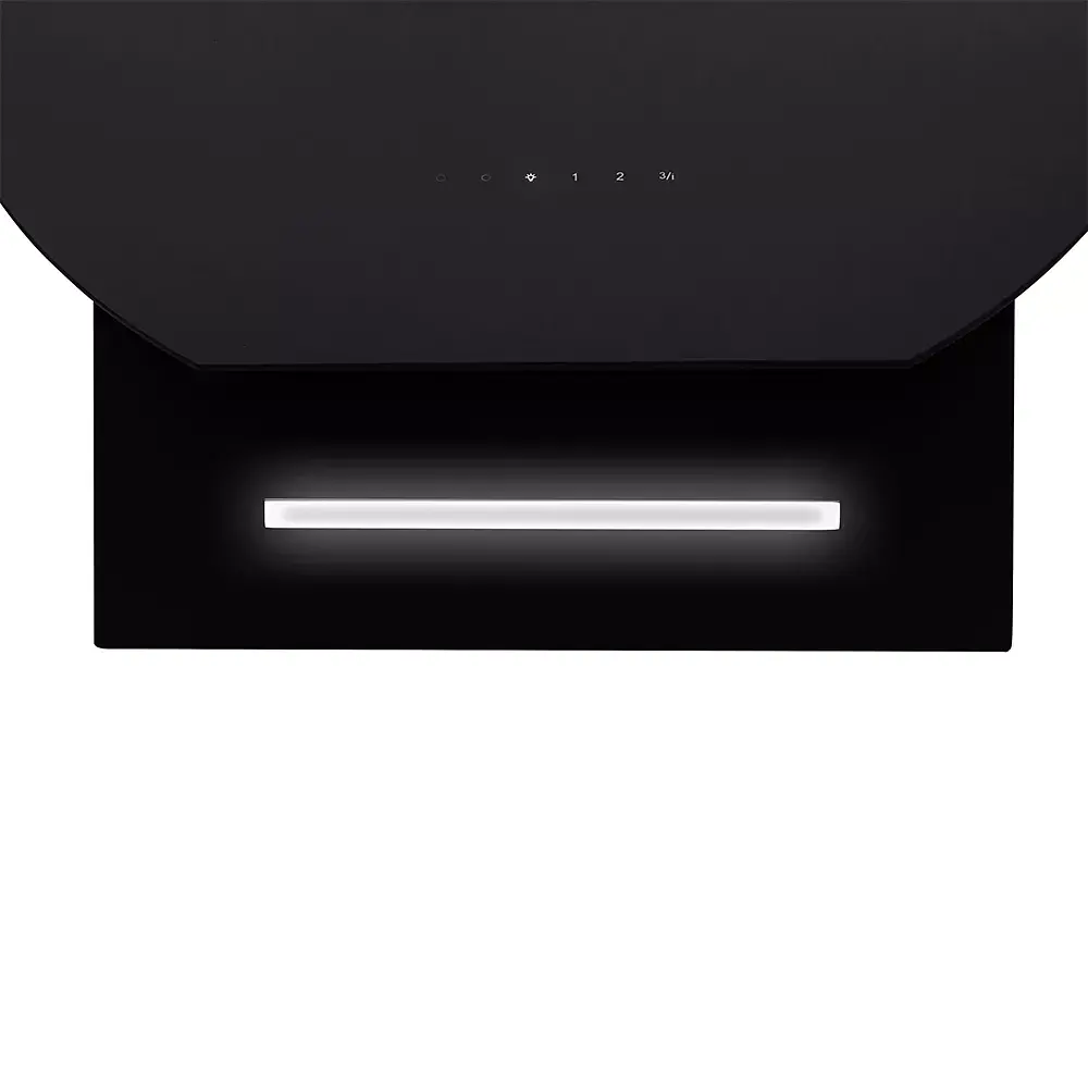 Витяжка декоративна похила Perfelli DNS 67123 B 1100 BL LED Strip - фото 5