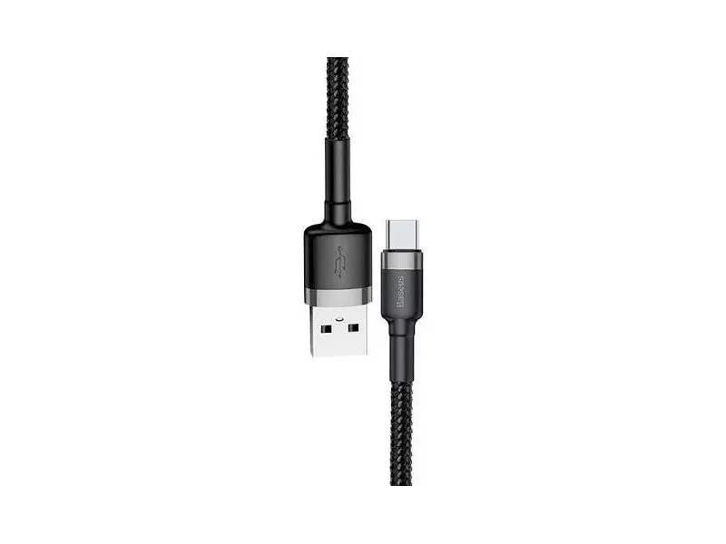 Кабель BASEUS Cafule USB Micro 1.5A 2M Black-Grey - фото 2