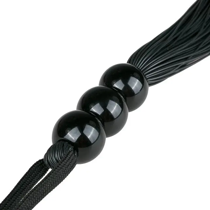 Хлист силіконовий Easytoys Black Silicone Whip, 32 см - фото 3