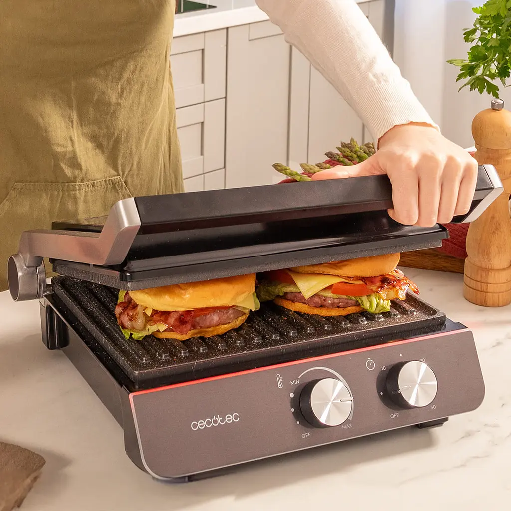 Гриль электрический CECOTEC Rock&nGrill Blaze Neon - фото 9